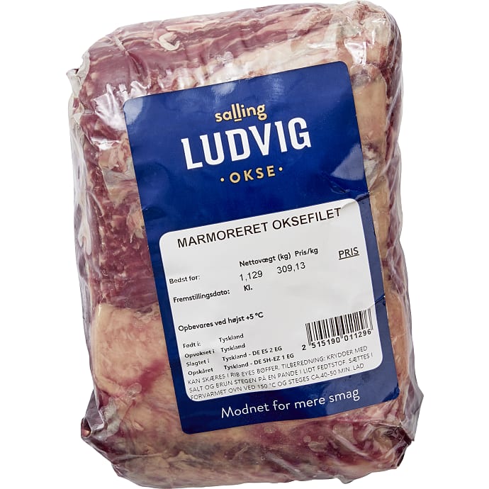 Marmoreret oksefilet