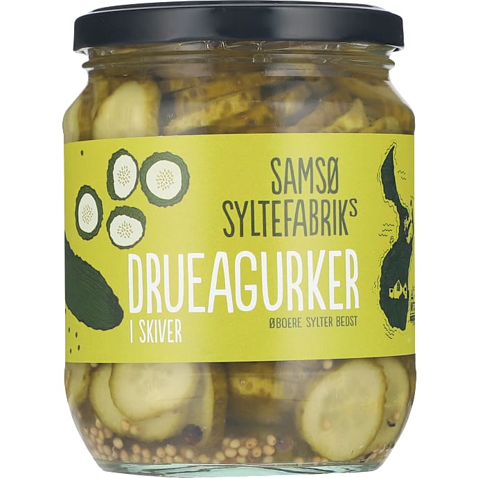 Samsø Syktefabrik Syltede Drueagurker