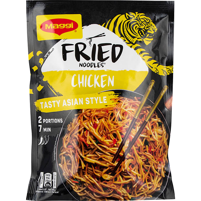 Maggi Stegte Nudler med Kylling
