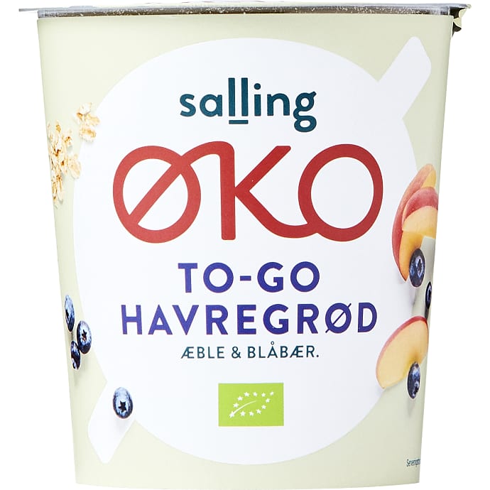 Instant havregrød m. æble og blåbær øko