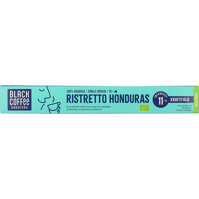 Black Coffee Roasters Ristretto Honduras Øko 10 stk
