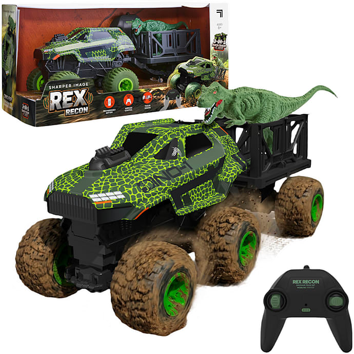 Sharper Image T-Rex Recon fjernstyret bil med trailer