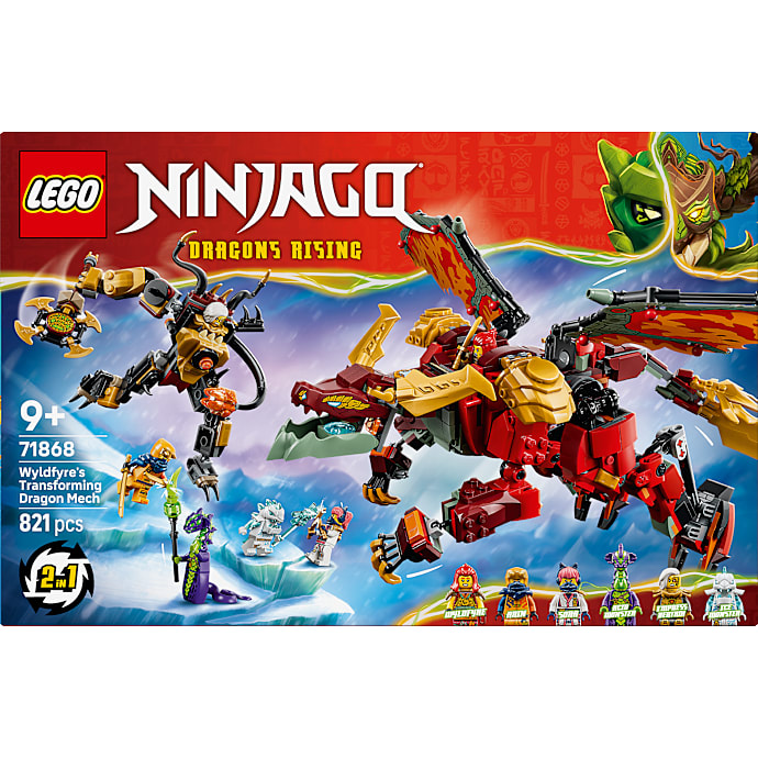 LEGO NINJAGO Wyldfyres transformerende drage-mech 71868