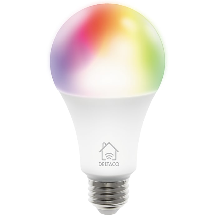 Deltaco E27 Smart RGB LED pære