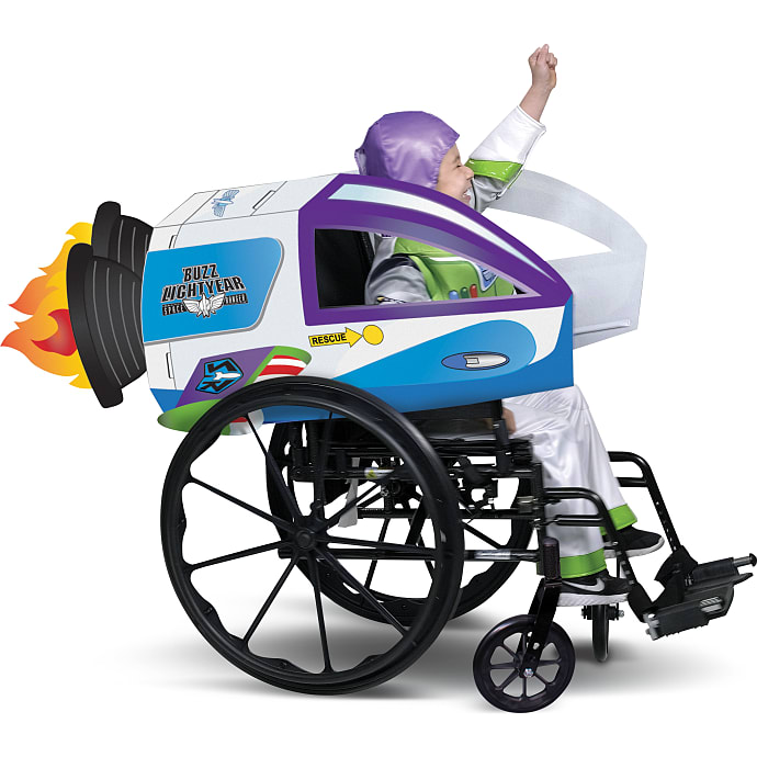 Disney Buzz Lightyear rumskib kørestolscover