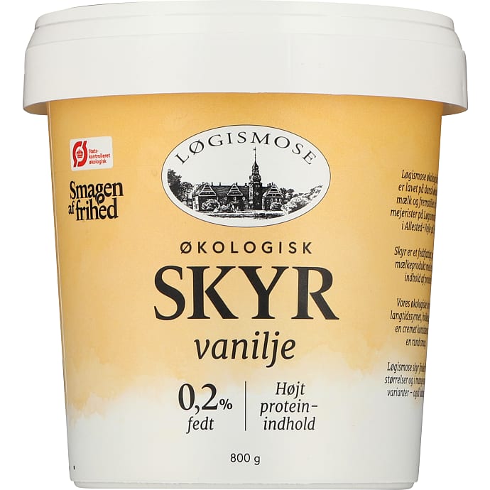 Løgismose Skyr m. vanilje øko 800 g