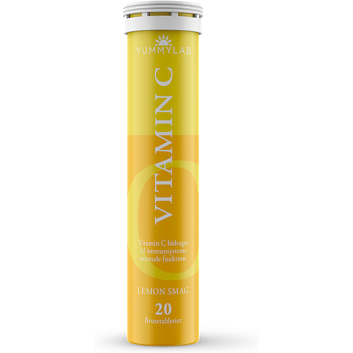 Yummylab Brusetabletter C-vitamin Lemonsmag