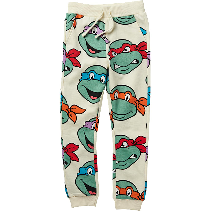 Turtles sweatbukser str. 86/92 - råhvid