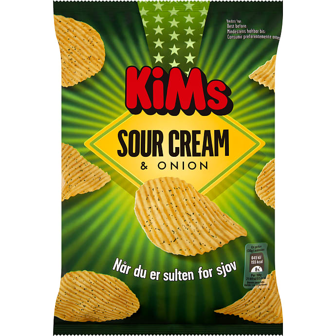Chips m. sour cream & onion