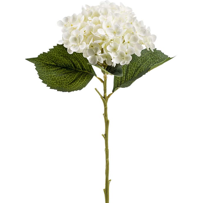 Kunstig blomst - Hydrangea Annabelle hvid