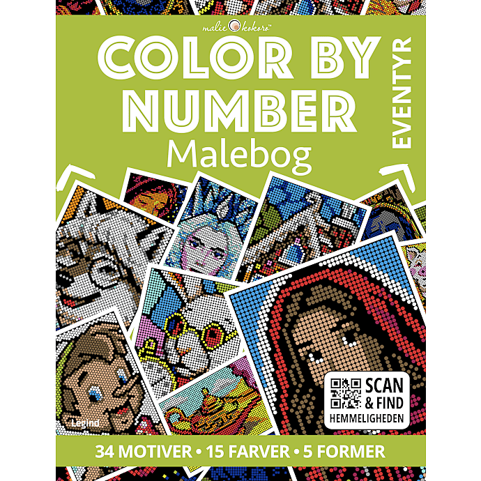 Legind Color by Number Eventyr