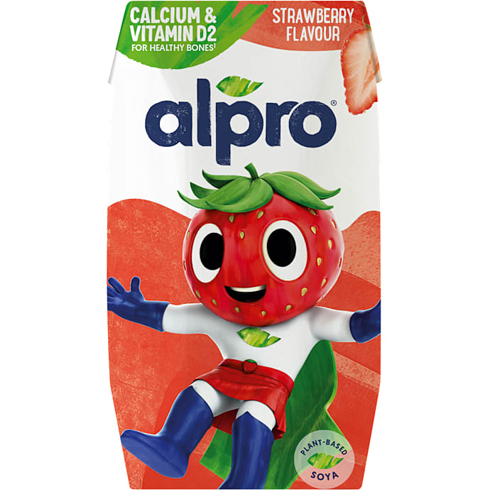 Alpro sojadrik med jordbærsmag