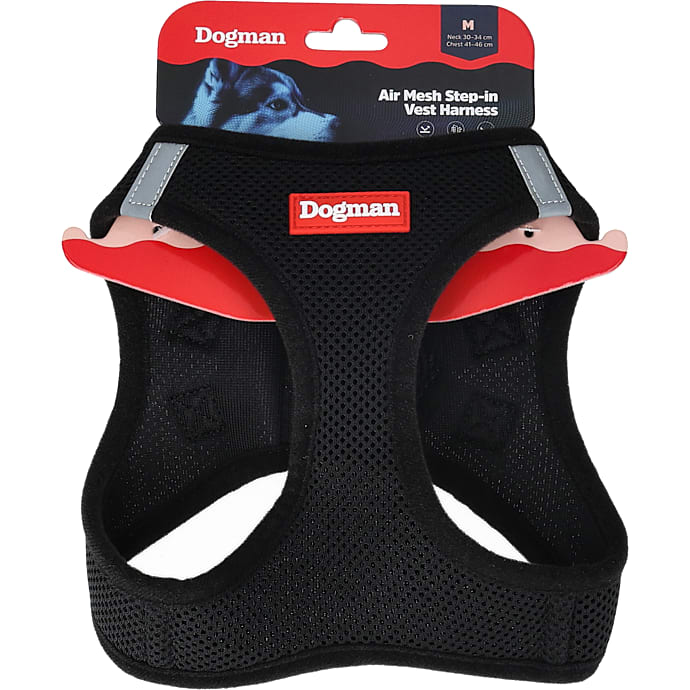 Dogman air mesh hundevest - str. M