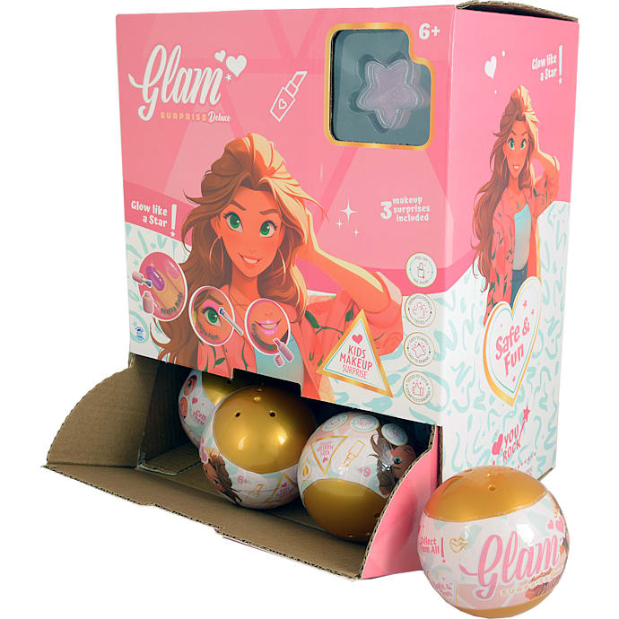 Glam Surprise kapsel med makeup - flere varianter - assorteret