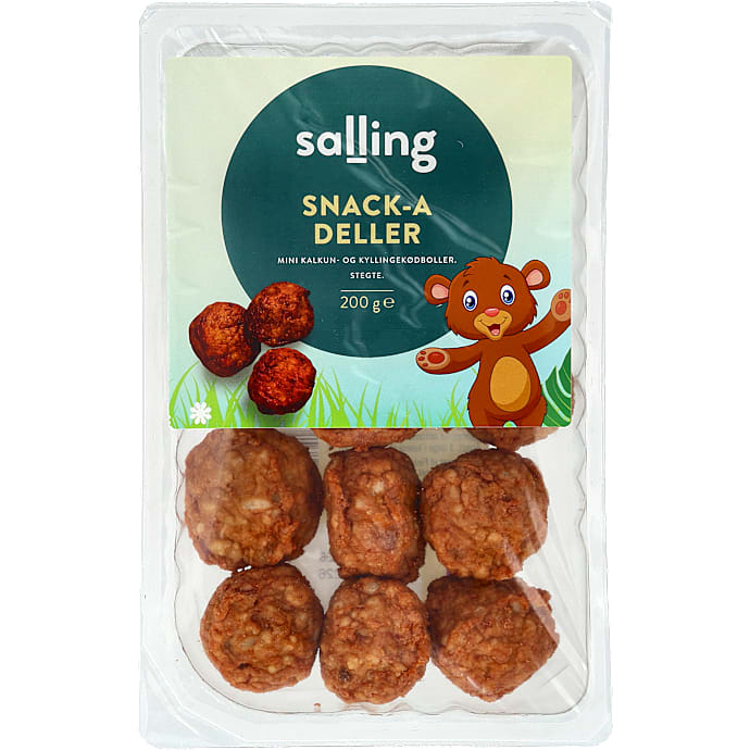 Salling Snack-A-Deller Mini Kalkun- og Kyllingekødboller