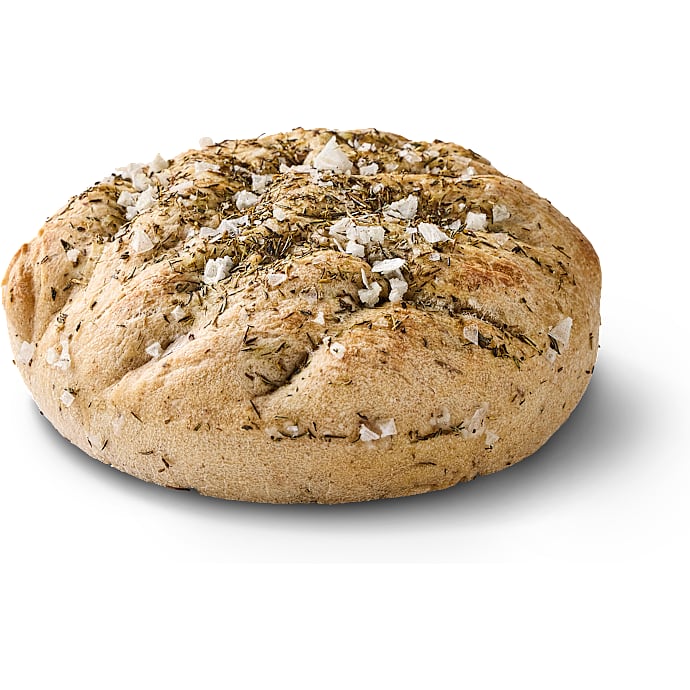 Focaccia m. timian og flagesalt
