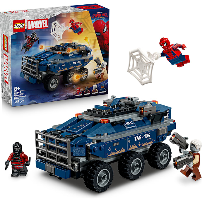 LEGO Marvel Spider-Mans fængselstransport-jagt 76349