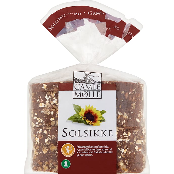 Gamle mølle Solsikkerugbrød 500 g