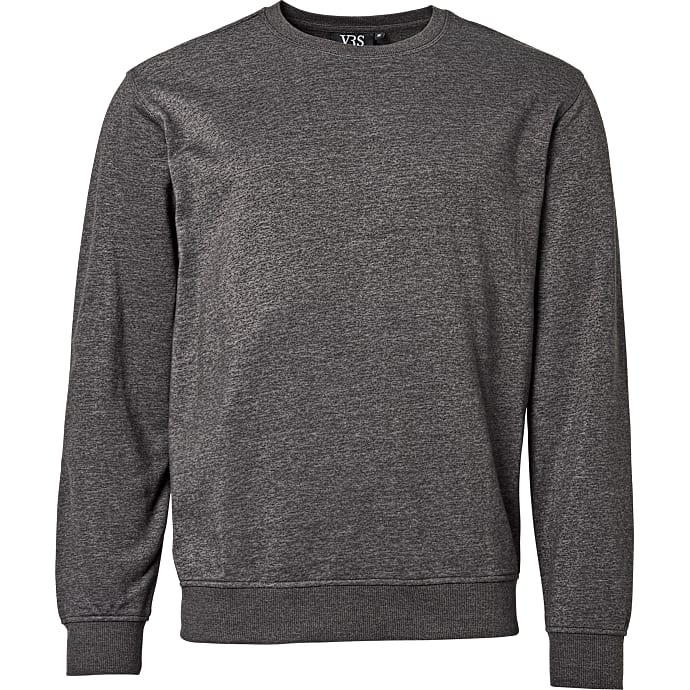 VRS herre sweatshirt str. S - mørkegrå