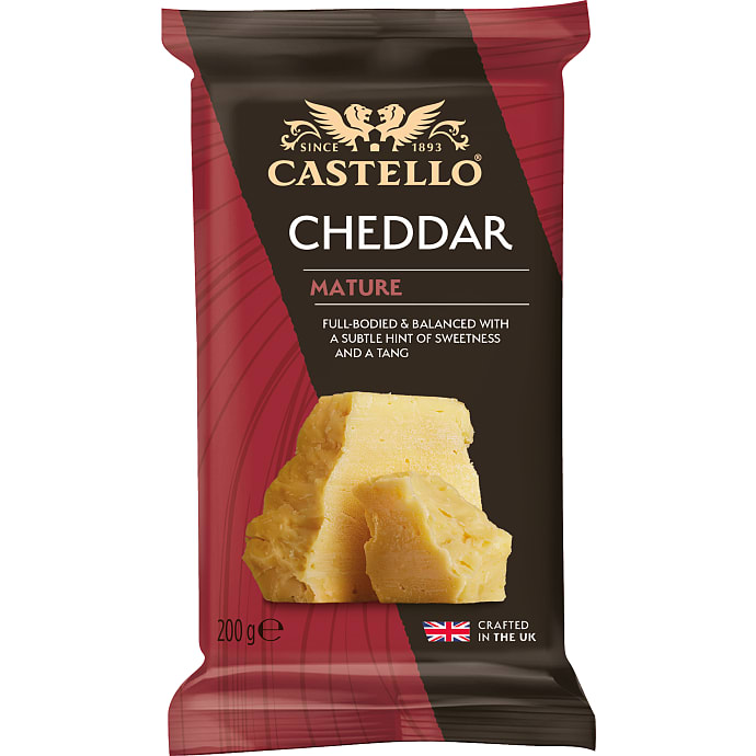 Cheddar ost i stykke modnet 48+