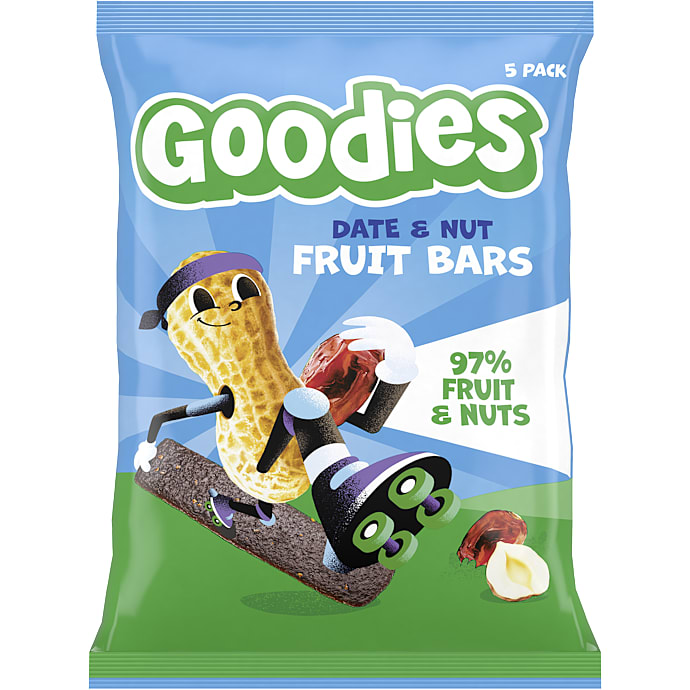 Goodies Frugtstænger med Dadler, Jord- og Hasselnødder
