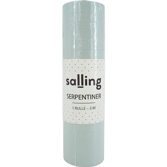 Salling Serpentiner Lysegrøn 3 m