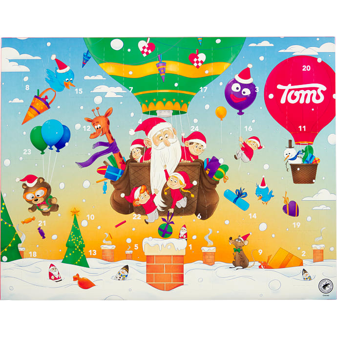 Julekalender m. chokolade