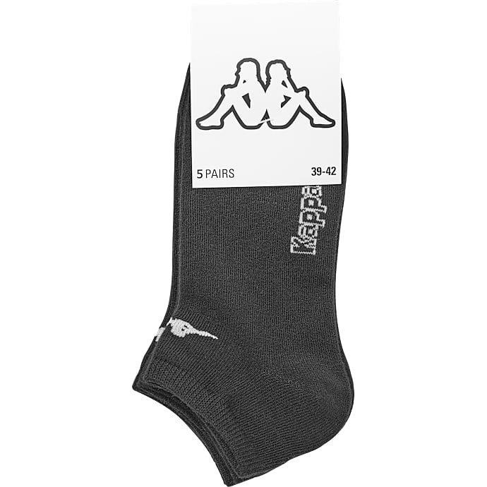 Kappa 5-pak footies str. 35/38 sort