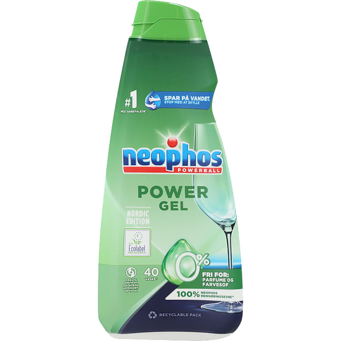 Power Gel flydende maskinopvask parfumefri