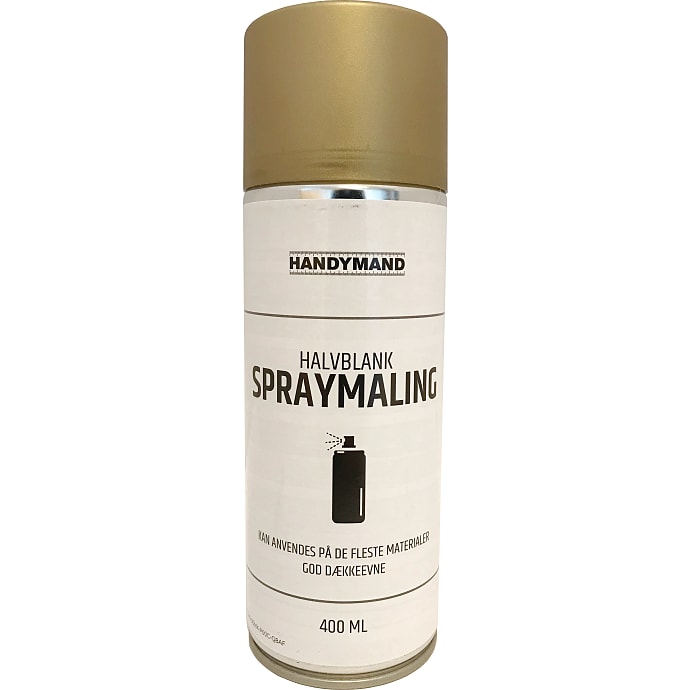 Handymand Spraymaling Halvblank Guld