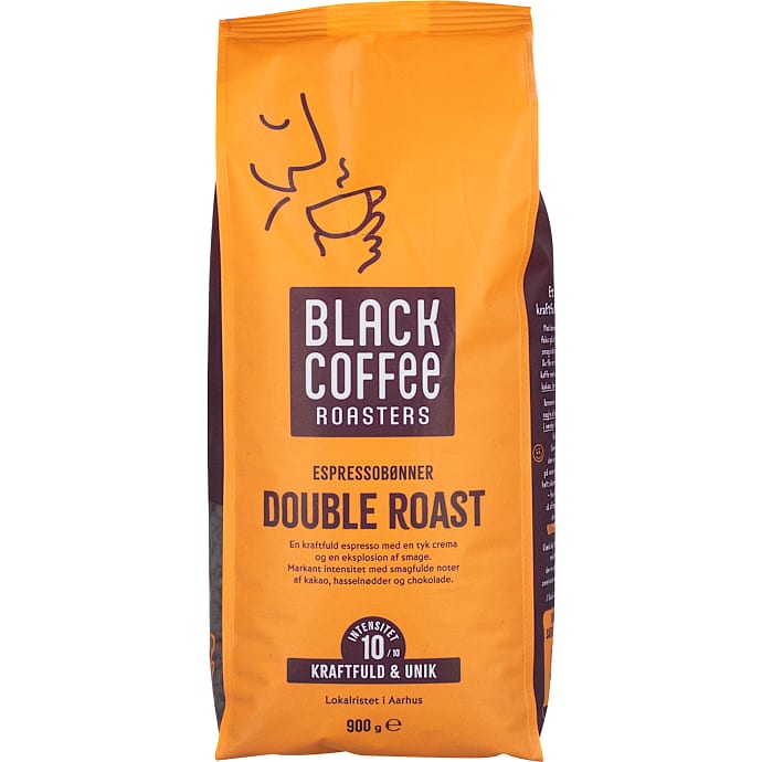 Black Coffee Roasters Espresso Double Roast hele bønner 900 g