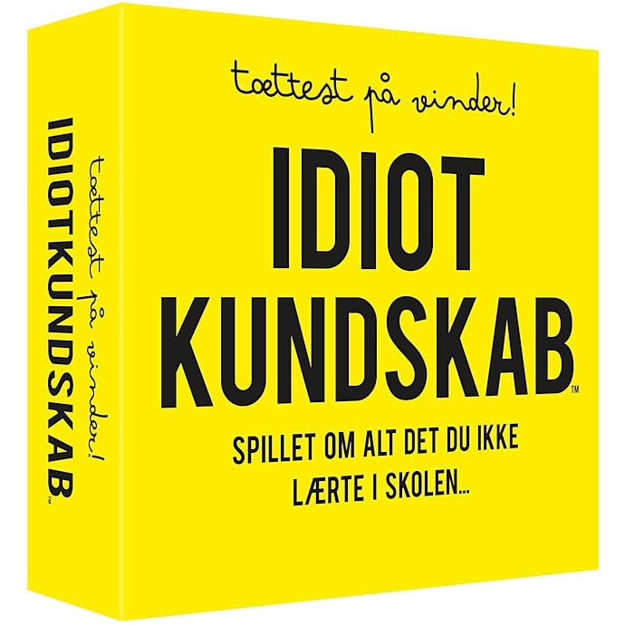 Idiotkundskab - tættest på vinder!