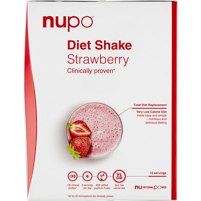 Nupo Kosterstatningspulver Jordbær 384 g