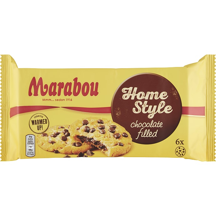 Bløde Cookies m. chokolade fyld