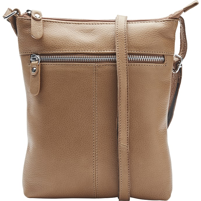 Dame skindtaske camel