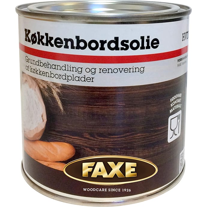 FAXE Køkkenbordsolie Hvid