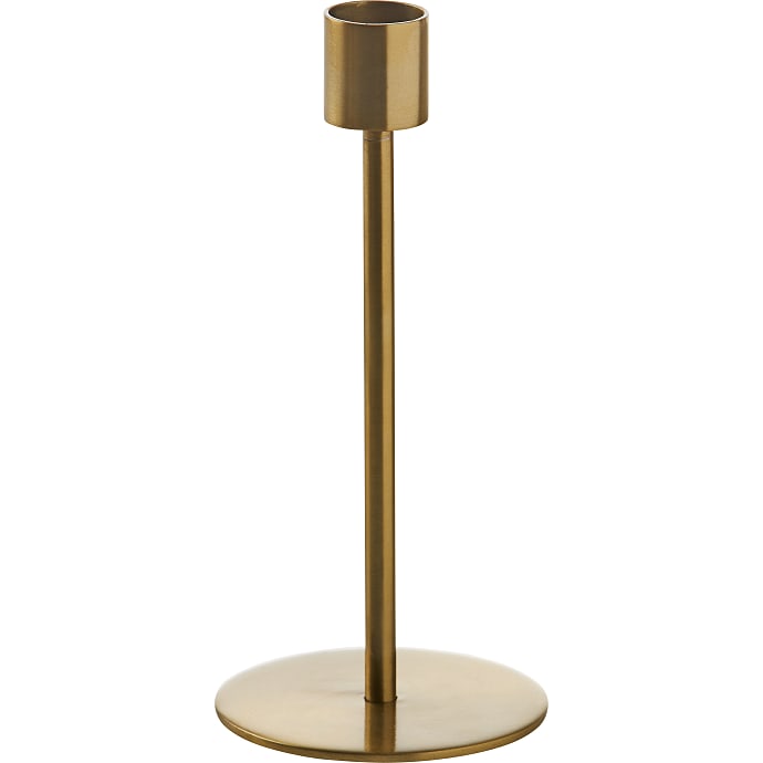 Lysestage H:17,5 cm - messing