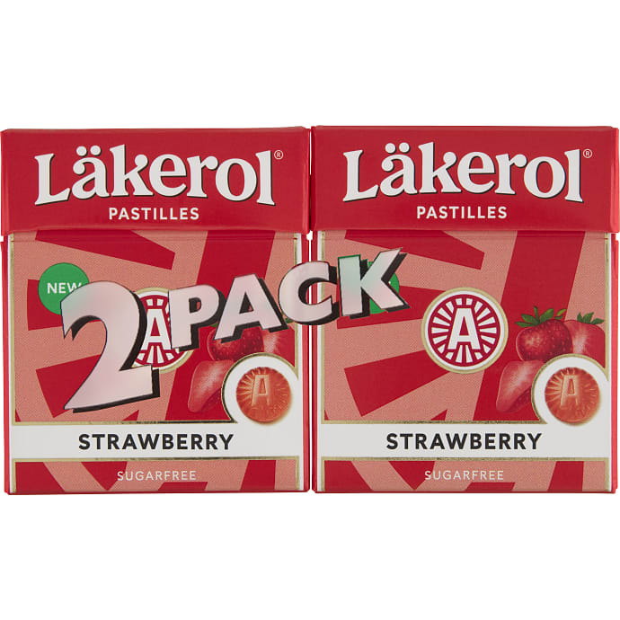 Pastiller m. jordbærsmag sukkerfri