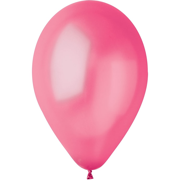Latexballoner 30 cm Metallic Fuchsia
