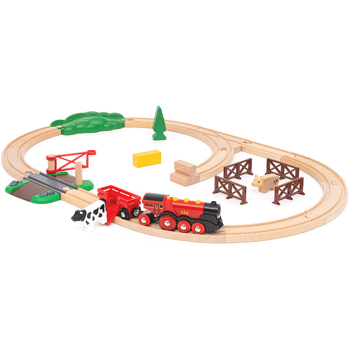 BRIO bondegårdssæt m. lokomotiv 36029