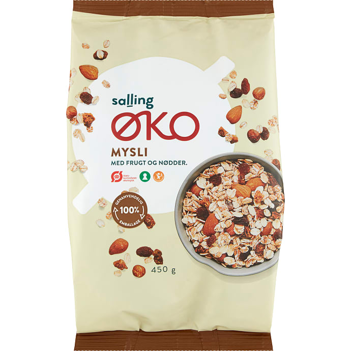 Salling ØKO Mysli Frugt og Nødder