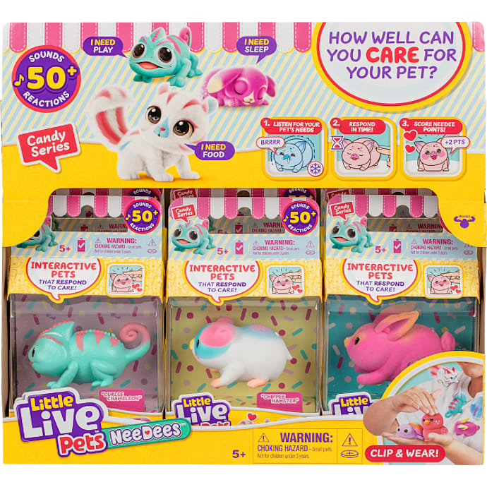 Little Live Pets Needees interaktivt kæledyr - flere varianter - assorteret