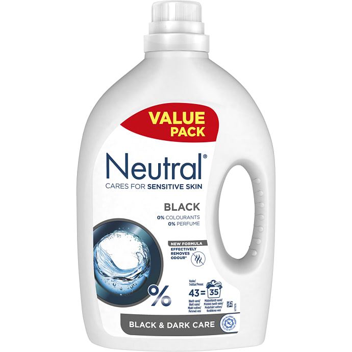 Neutral Flydende Vaskemiddel Sort Vask 1750 ml