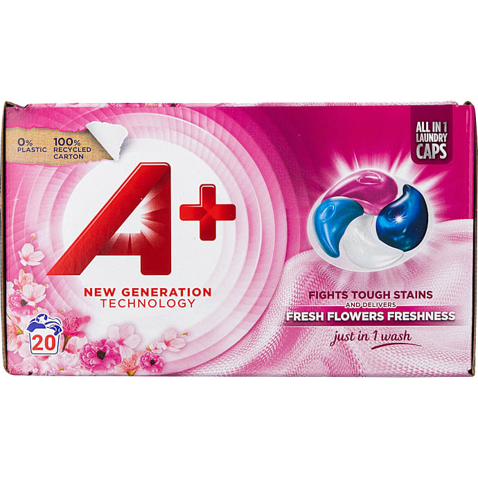 A+ Vaskekapsler Hvid og Kulørt Vask