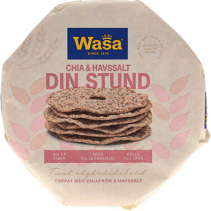 Wasa Knækbrød Chia og Havsalt 260 g