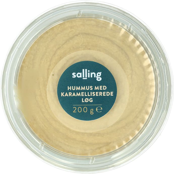 Hummus m. karameliserede løg – produktbillede