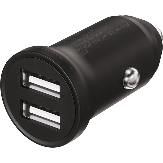 X2O 2x12W dobbelt billader USB-A/A Sort