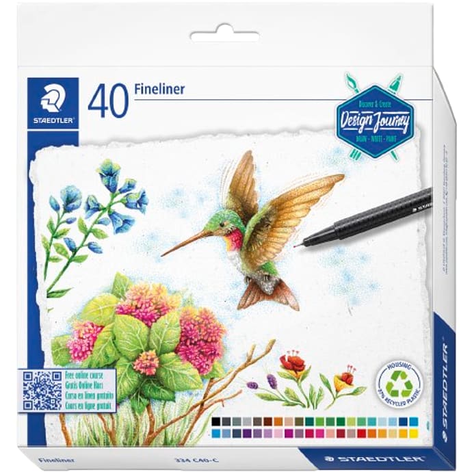 Staedtler Triplus Fineliner 40-pak