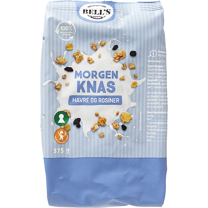 Breakfast from Bells Müsli med rosiner