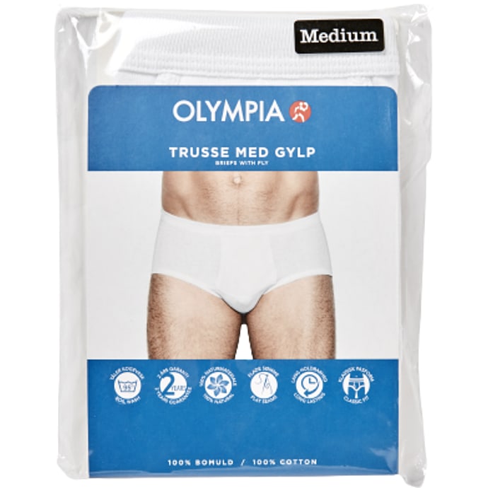 Olympia herre trusse str. 2XL - hvid